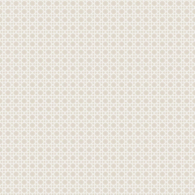 RoomMates RMK11305RL Tan Caining Peel and Stick Wallpaper, 18"L x 18"W - Image 1